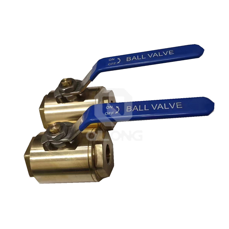 NBR aluminumbronze c95800 1pc bodyballvalve