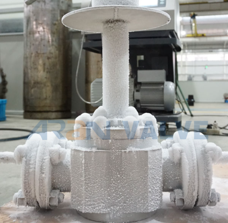 cryogenic ambony fidirana ball valve forgedsteel