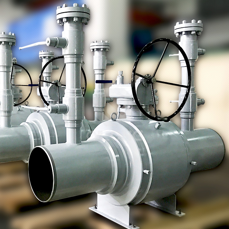 fully weldball valve with vent