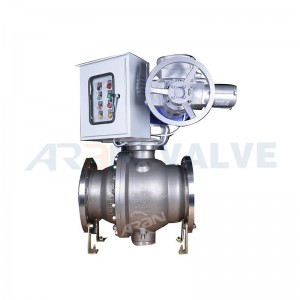 I-Trunnion Ball Valve Pneumatic Actuated Single Acting Type