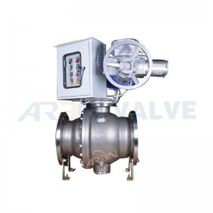 Trunnion Ball Valve Pneumatic Actuated Single Acting Type