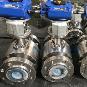 Cryogenic Ball Valve Trunnion Mounted Extend Stem ji bo Karûbarê -196 °C