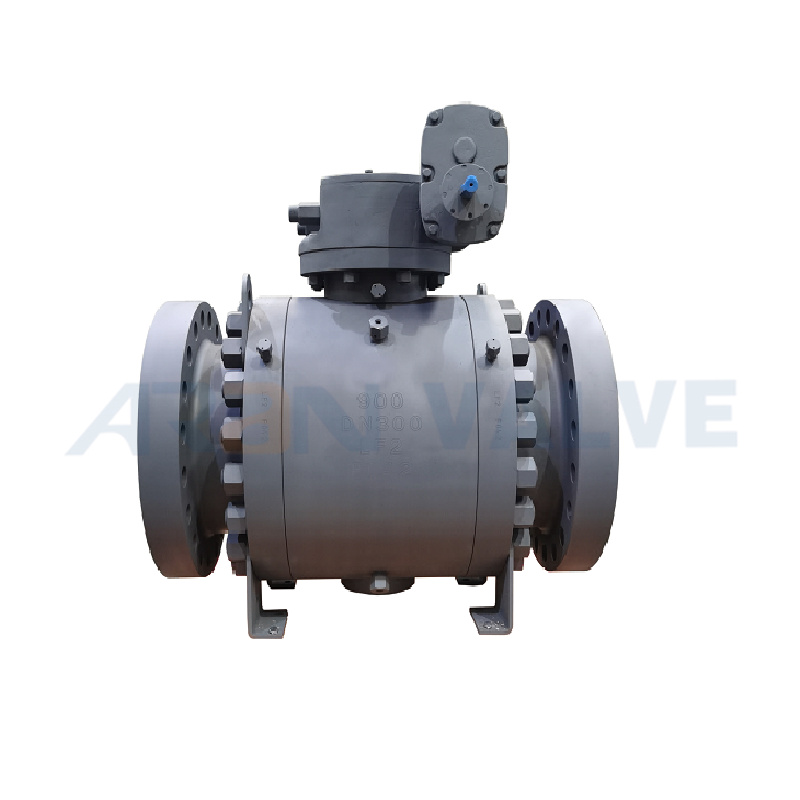 Rûsya Standard GOST LTCS Trunnion Mounted Ball Valve