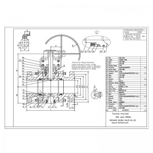 Hard Metal Seated Ball Valve Trunnion တပ်ဆင်ထားသော ISO5211 ထိပ်ပိုင်း Flange