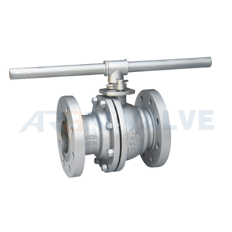 Cast Steel Floating Ball Valve 2pcs Body Lever Operation Featured Image