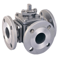 ذات حواف-3wayballvalve