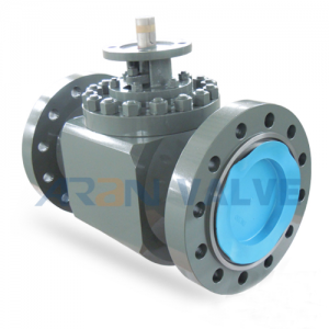 API 6D Top Entry Ball Valve Forged / Cast Steel Material