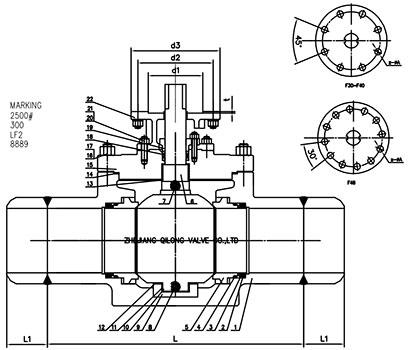 n'elu ntinye bọọlụ valvụ metalseat buttweld agwụ penumatic actuated