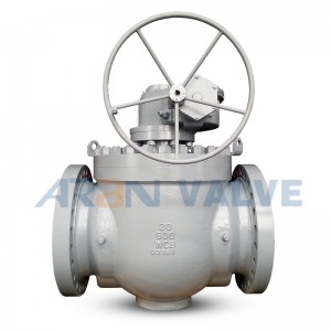 API 6D Top Entry Ball Valve Forged / Cast Steel Material